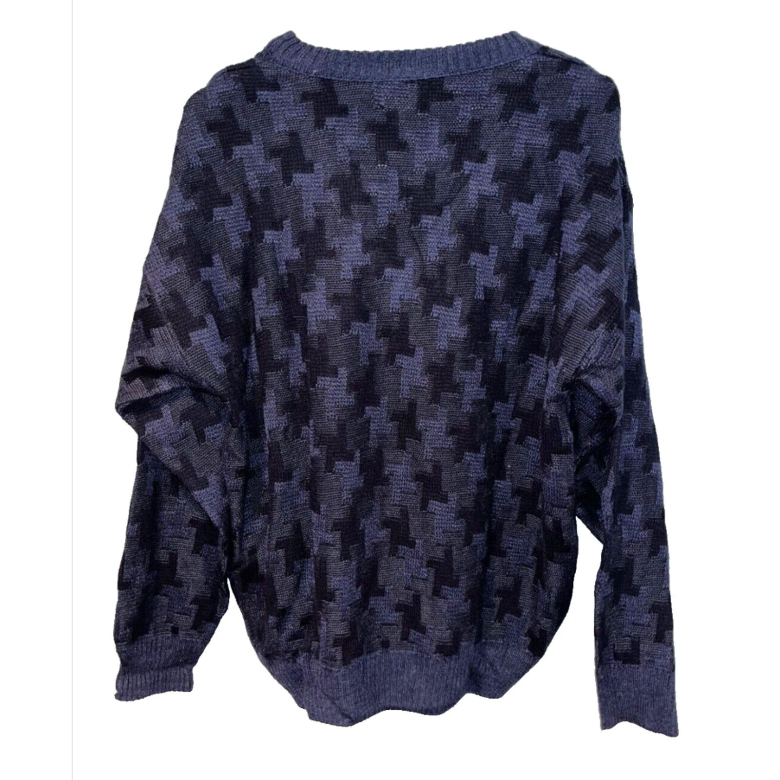 Jantzen Jantzen Sweater Mens L Geometric Long Sleeve Knit Classic Size US L / EU 52-54 / 3 - 8 Thumbnail