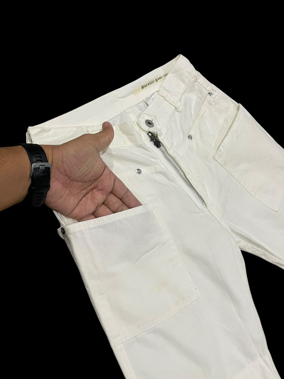 If Six Was Nine Heretic-Goes-Around Double Pocket Jeans Size US 28 / EU 44 - 12 Thumbnail
