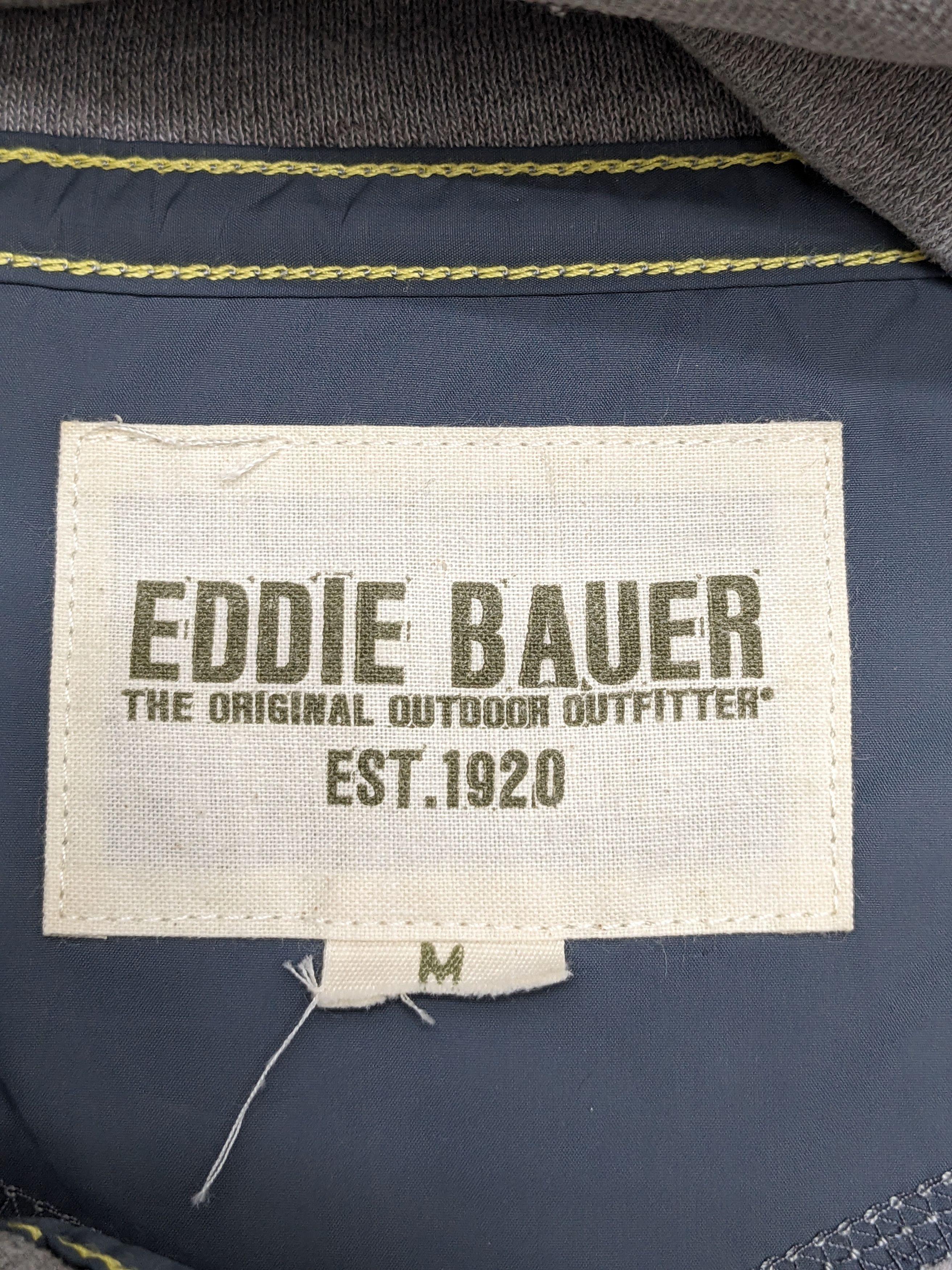 Eddie Bauer Eddie Bauer Grey Cowl Neck Snap Placket Pullover Sweatshirt Size US M / EU 48-50 / 2 - 9 Thumbnail