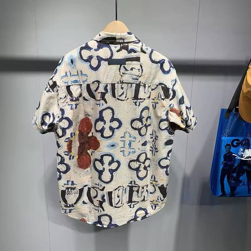 Japanese Brand × Vintage summer shirt with a graphic print Size US XL / EU 56 / 4 - 3 Thumbnail
