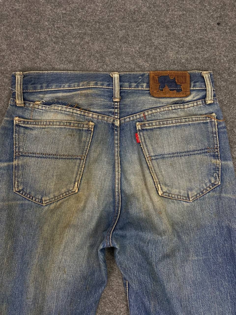 Big John vintage big john distressed denim nice design Size US 32 / EU 48 - 3 Thumbnail