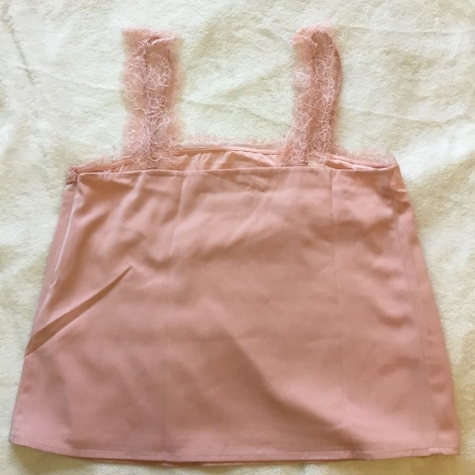 Other Love Bonito Pink Amara Lace Trim Camisole Size M / US 6-8 / IT 42-44 - 9 Thumbnail