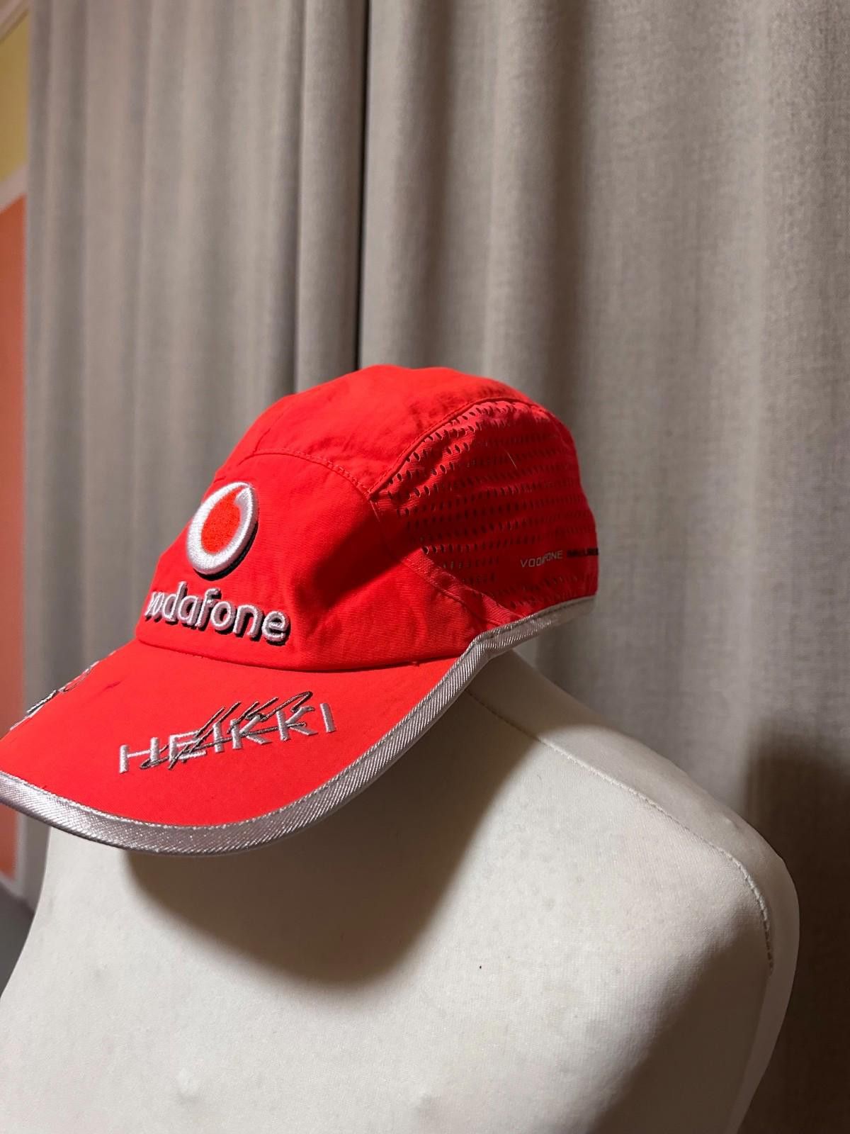 Malcolm McLaren MENS VODAFONE McLAREN MERCEDES LEWIS HEIKKI PEAKED CAP HAT Size ONE SIZE - 3 Thumbnail