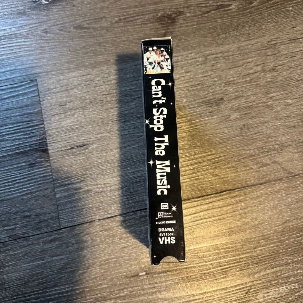 The Unbranded Brand Can't Stop The Music VHS Black White Size ONE SIZE - 6 Thumbnail