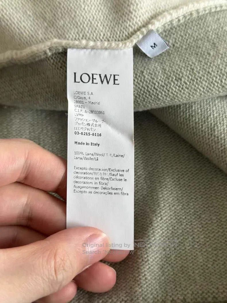 Loewe Loewe Light Color Mixed Wool Polo Size M / US 6-8 / IT 42-44 - 4 Thumbnail