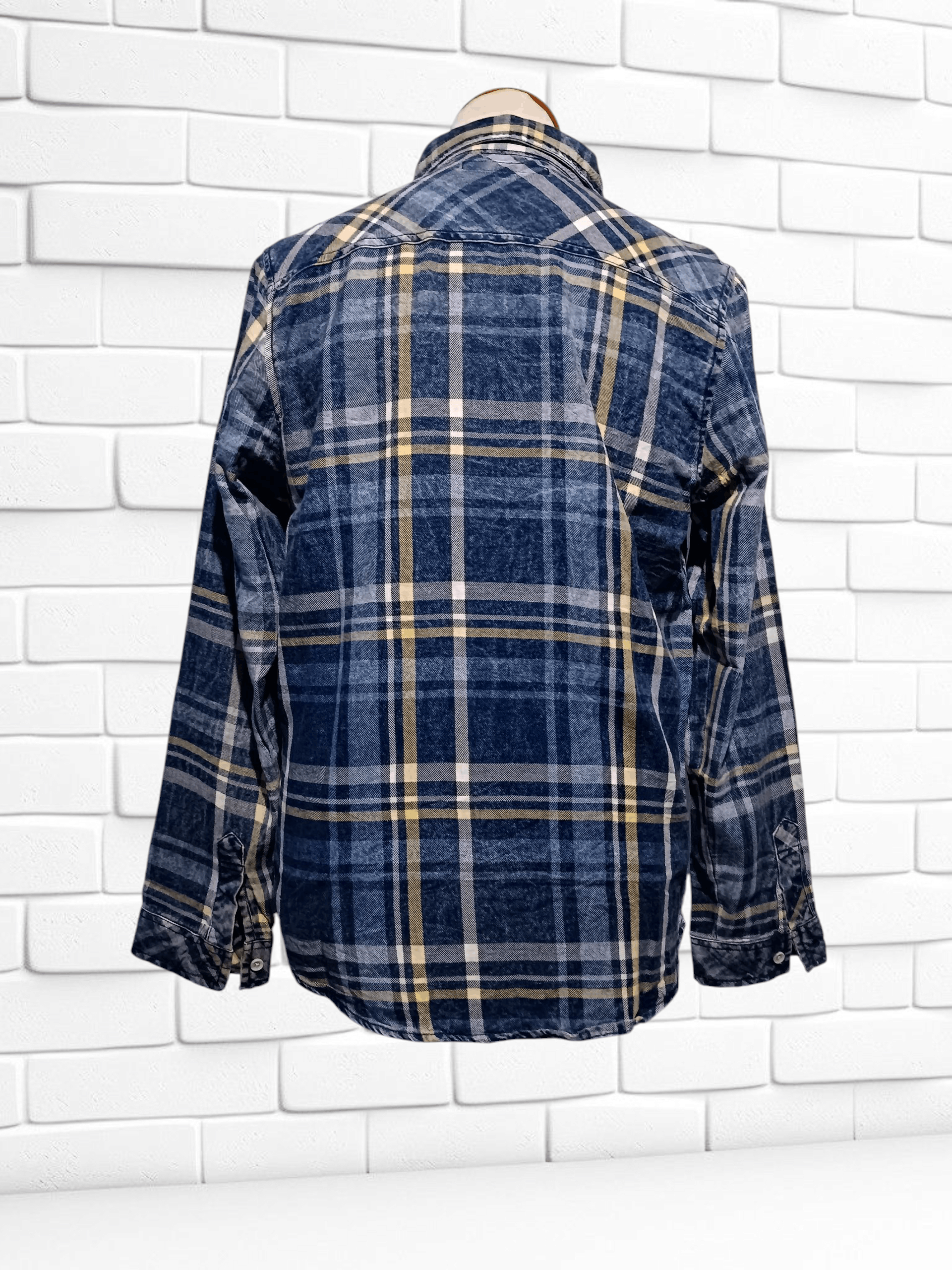 In The Attic In The Attic Indigo Check Shirt Size US M / EU 48-50 / 2 - 4 Thumbnail