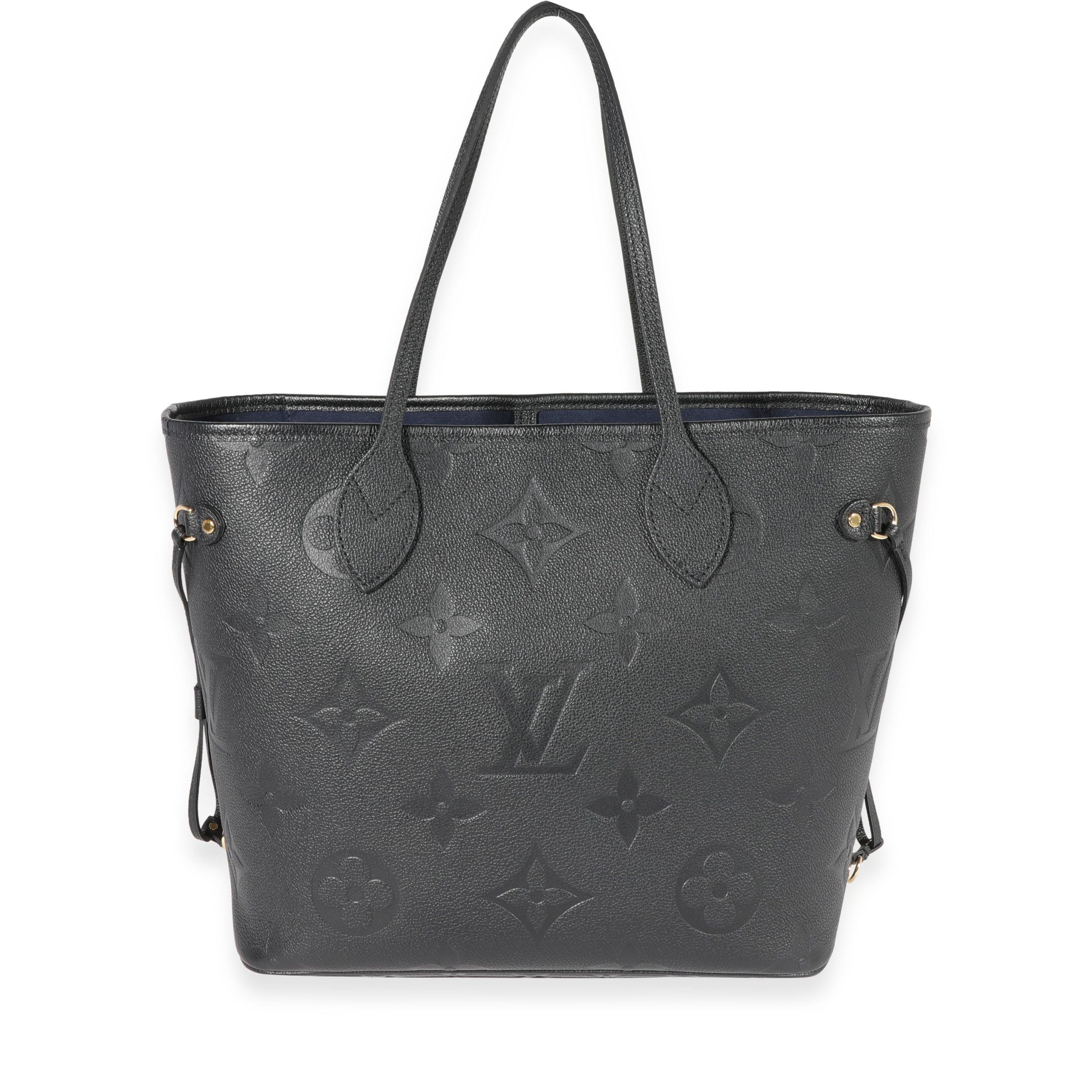 Louis Vuitton Black Monogram Empreinte Neverfull MM