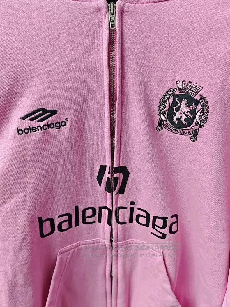Balenciaga Balenciaga Spring Soccer Zip Hoodie Jacket. Size US XS / EU 42 / 0 - 3 Thumbnail