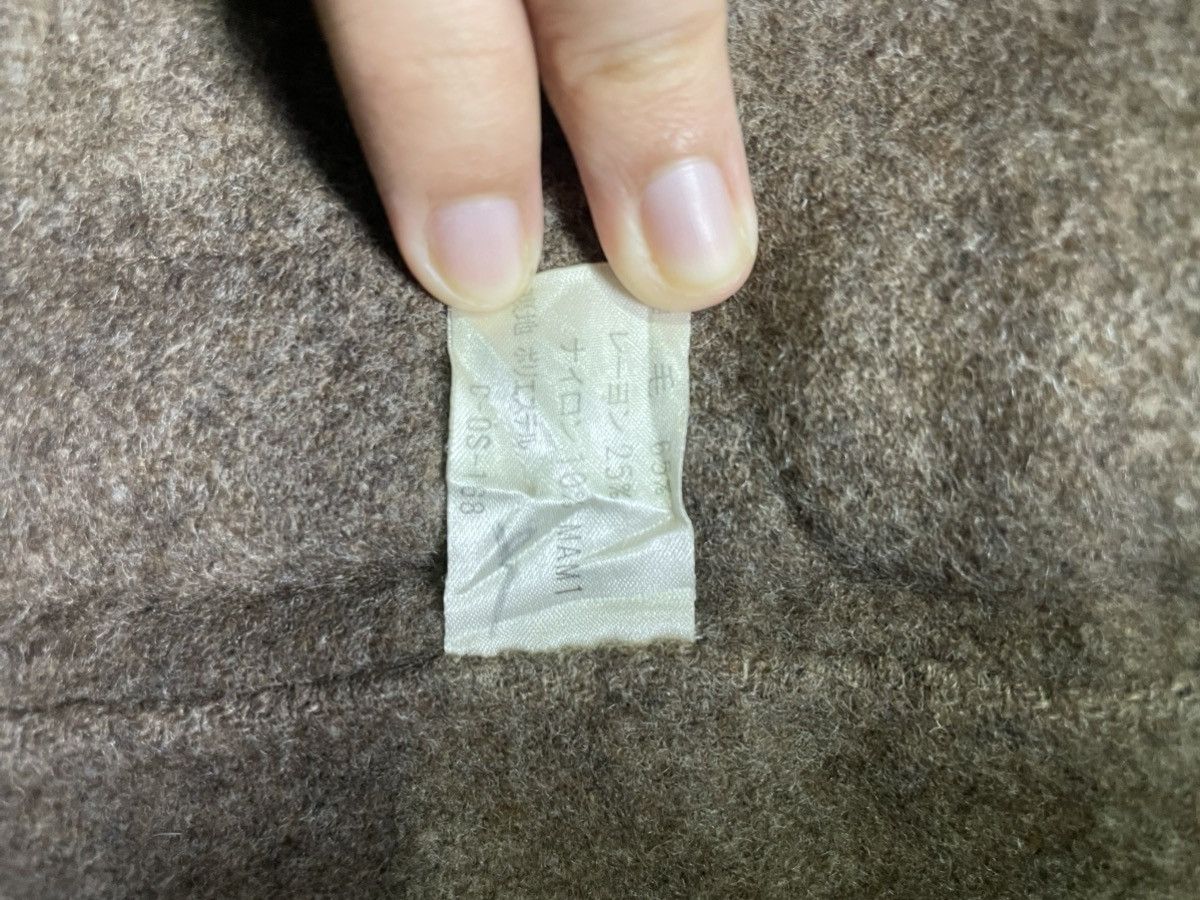 Designer × Vintage Christian Aujard Hooded Alpaca Wool Blend Long Coat (37) Size US S / EU 44-46 / 1 - 8 Thumbnail