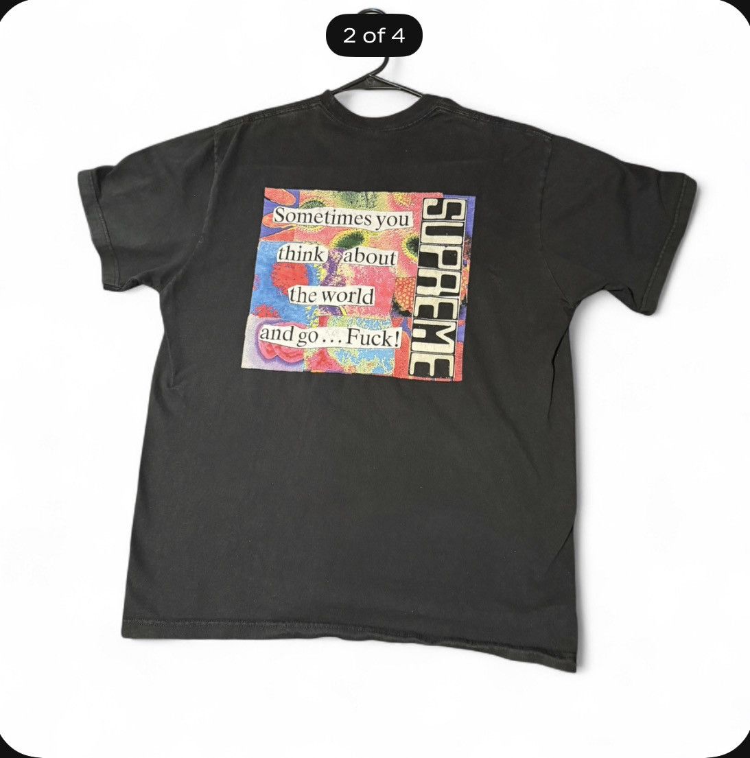 Supreme Supreme Sometimes I Think About The World.. Sz L Size US L / EU 52-54 / 3 - 2 Thumbnail