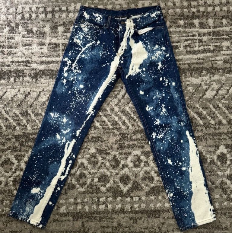 Palm Angels Palm Angels Galaxy Dye Slim Fit Jeans Size US 34 / EU 50 - 2 Thumbnail