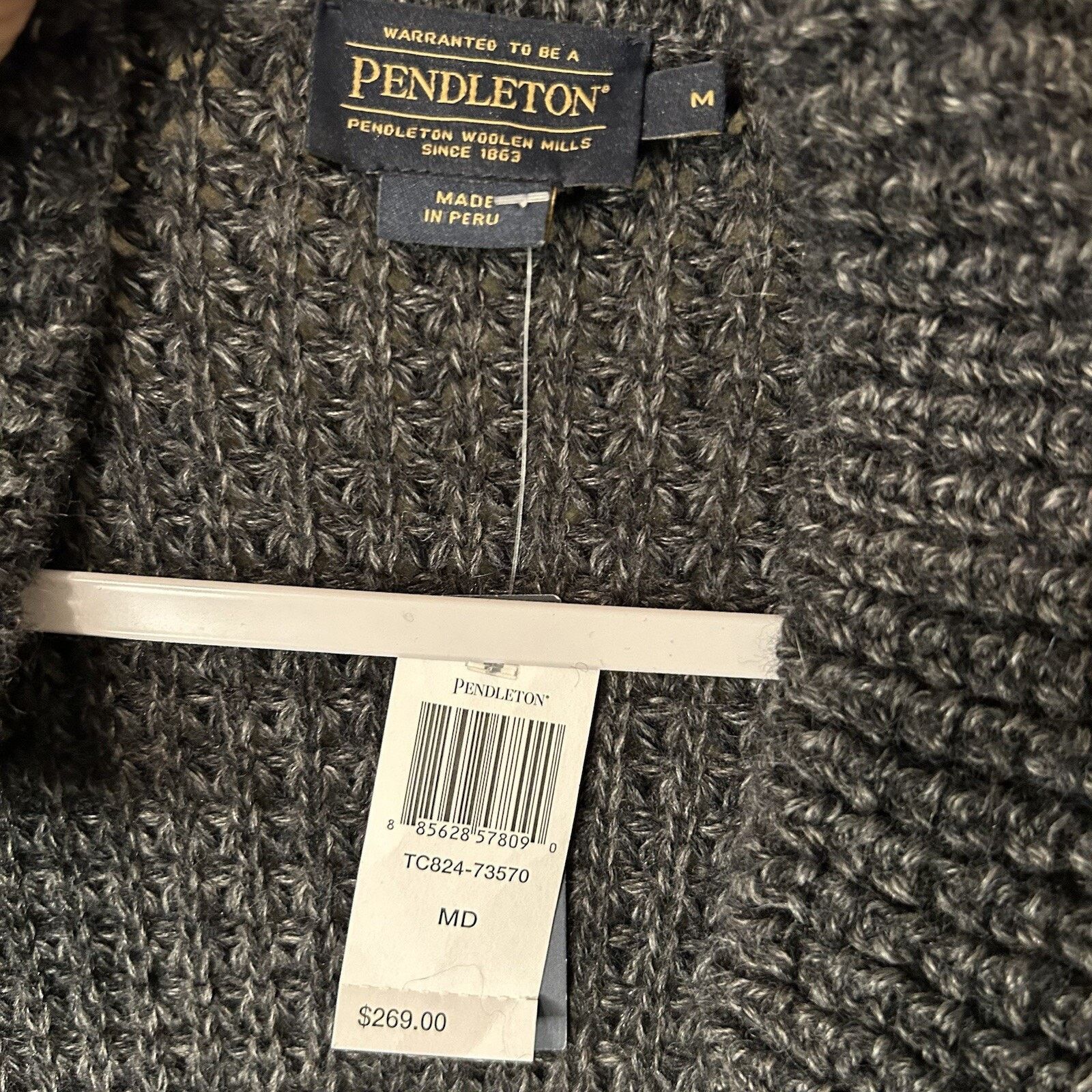 Pendleton Pendleton Alpaca & Wool Cardigan Sweater With Pocket Size M Size M / US 6-8 / IT 42-44 - 3 Thumbnail