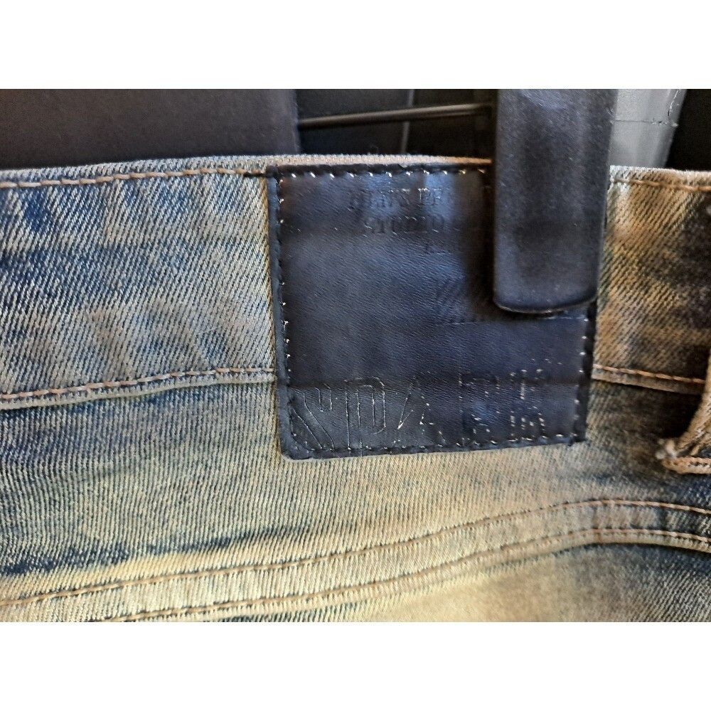 Other SPARK Distressed Ripped Jeans Bleach Wash Denim Fashion Pant Size US 32 / EU 48 - 4 Thumbnail