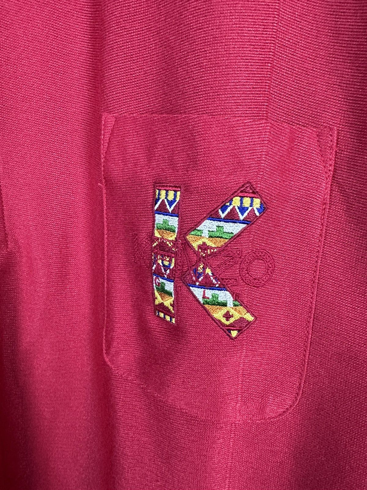 Designer × Kenzo × Vintage Vintage Kenzo Golf Half Zipper Polo Shirt A295 Size US M / EU 48-50 / 2 - 6 Thumbnail