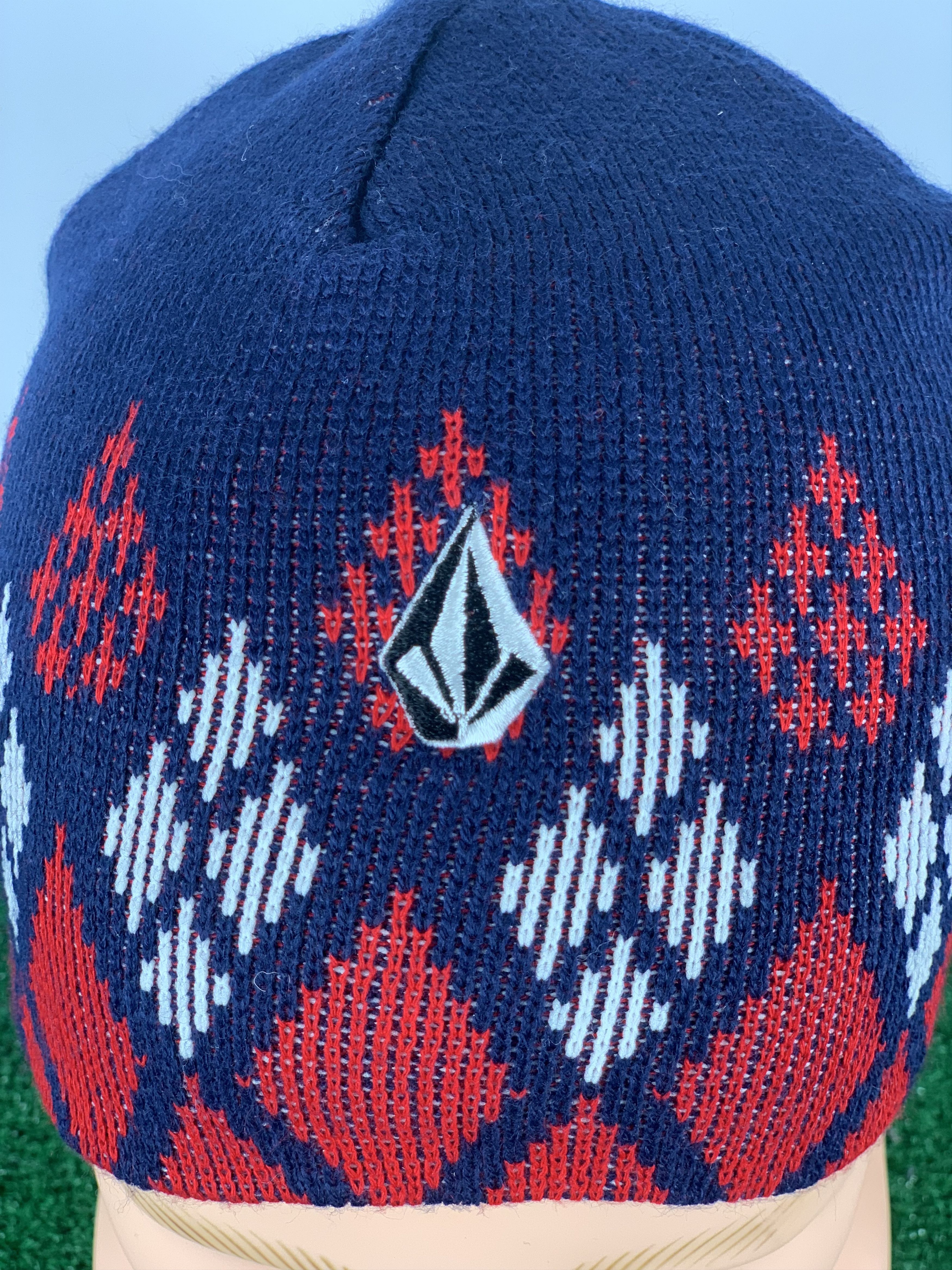 Vintage 90s Volcom Made In Usa Beanie Hat BA0004