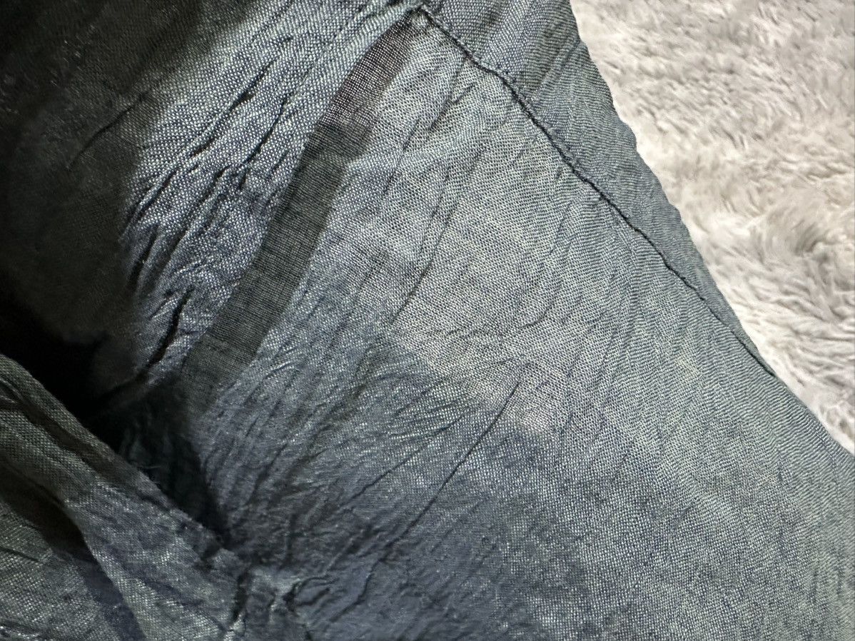 Issey Miyake 🔥Vintage Issey Miyake Men Shirt Pleats Wrinkled Iridescent Size US XL / EU 56 / 4 - 7 Thumbnail