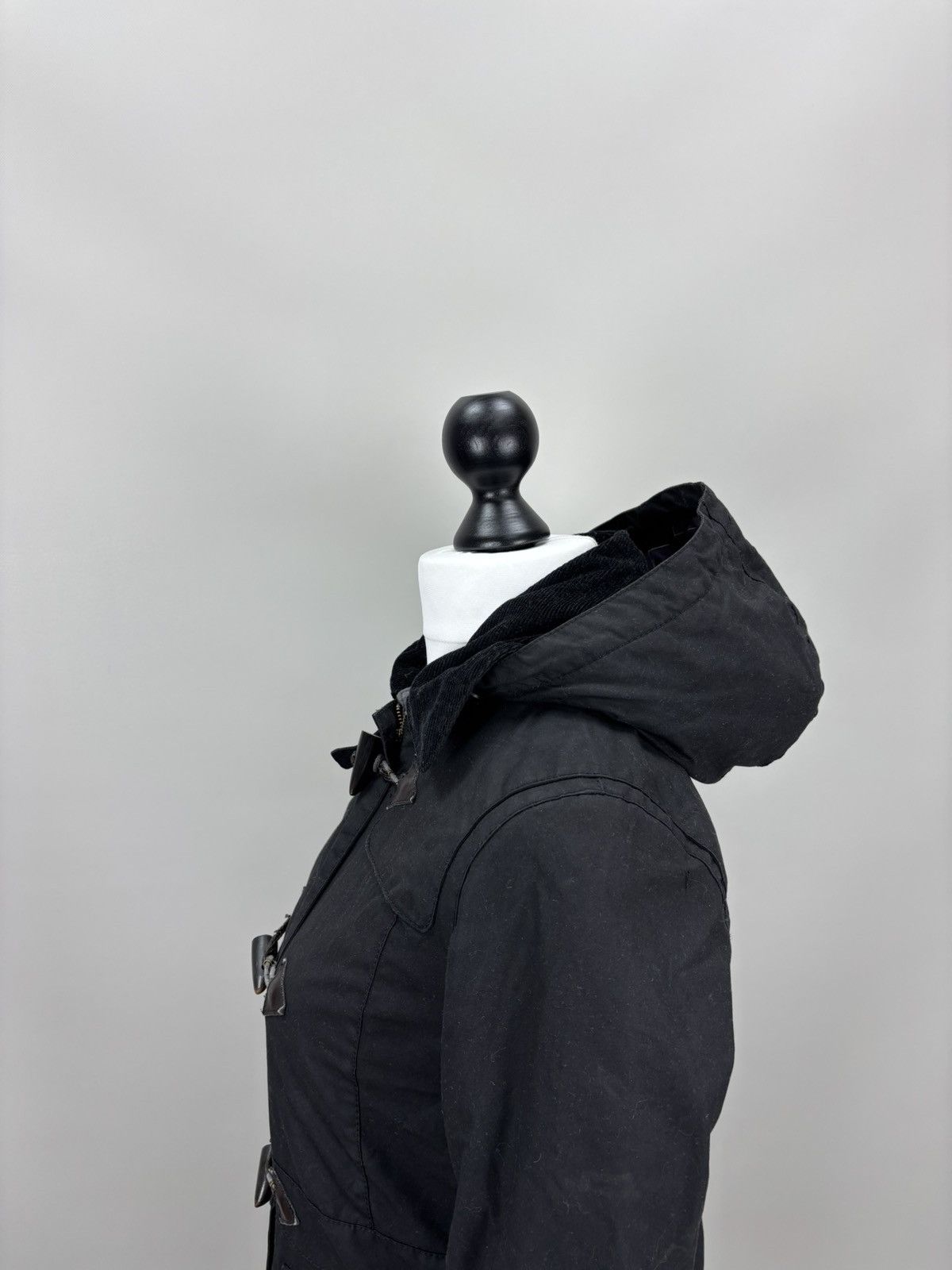 Barbour Womens waxed jacket Barbour Buttermere Duffle Coat Size UK 8 Size S / US 4 / IT 40 - 12 Thumbnail