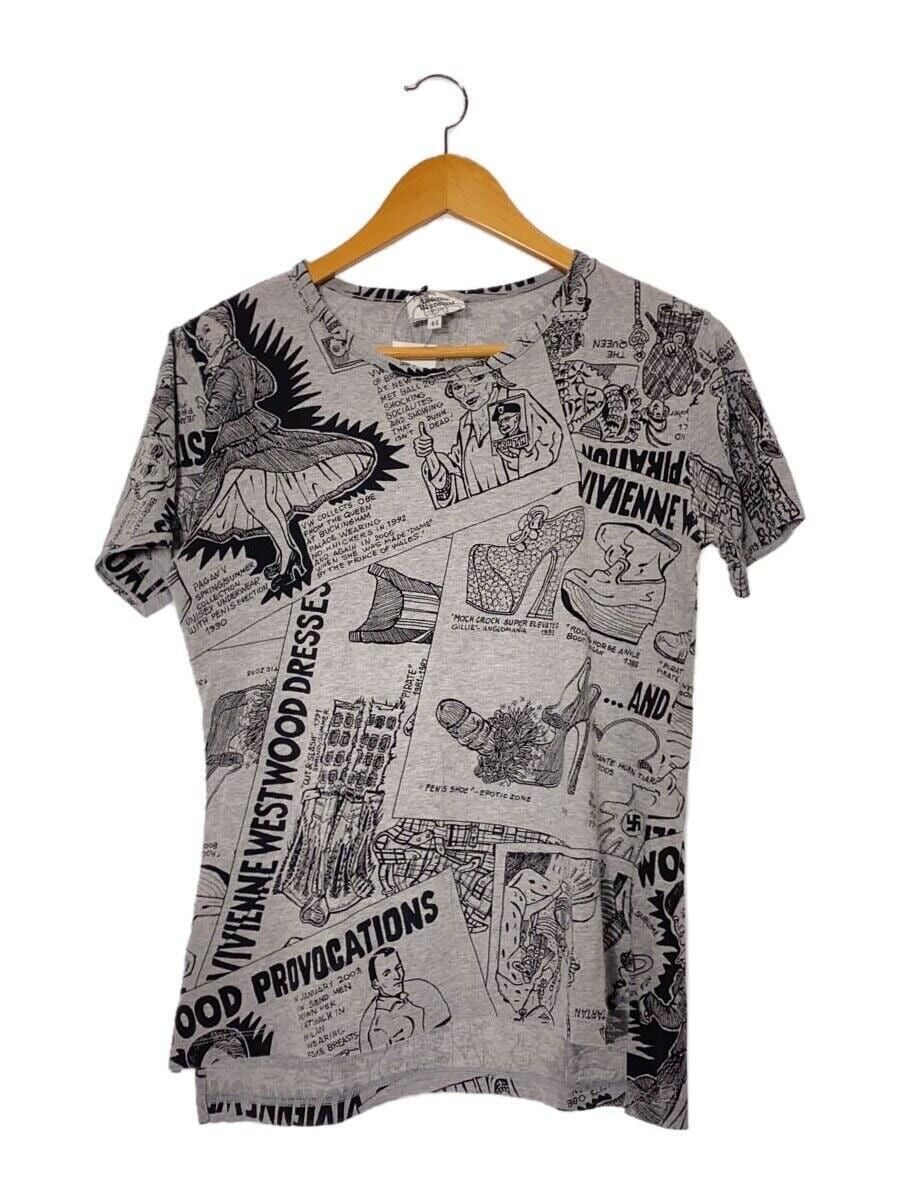 image of Vivienne Westwood Comic T-Shirt in Grey, Men's (Size Small)