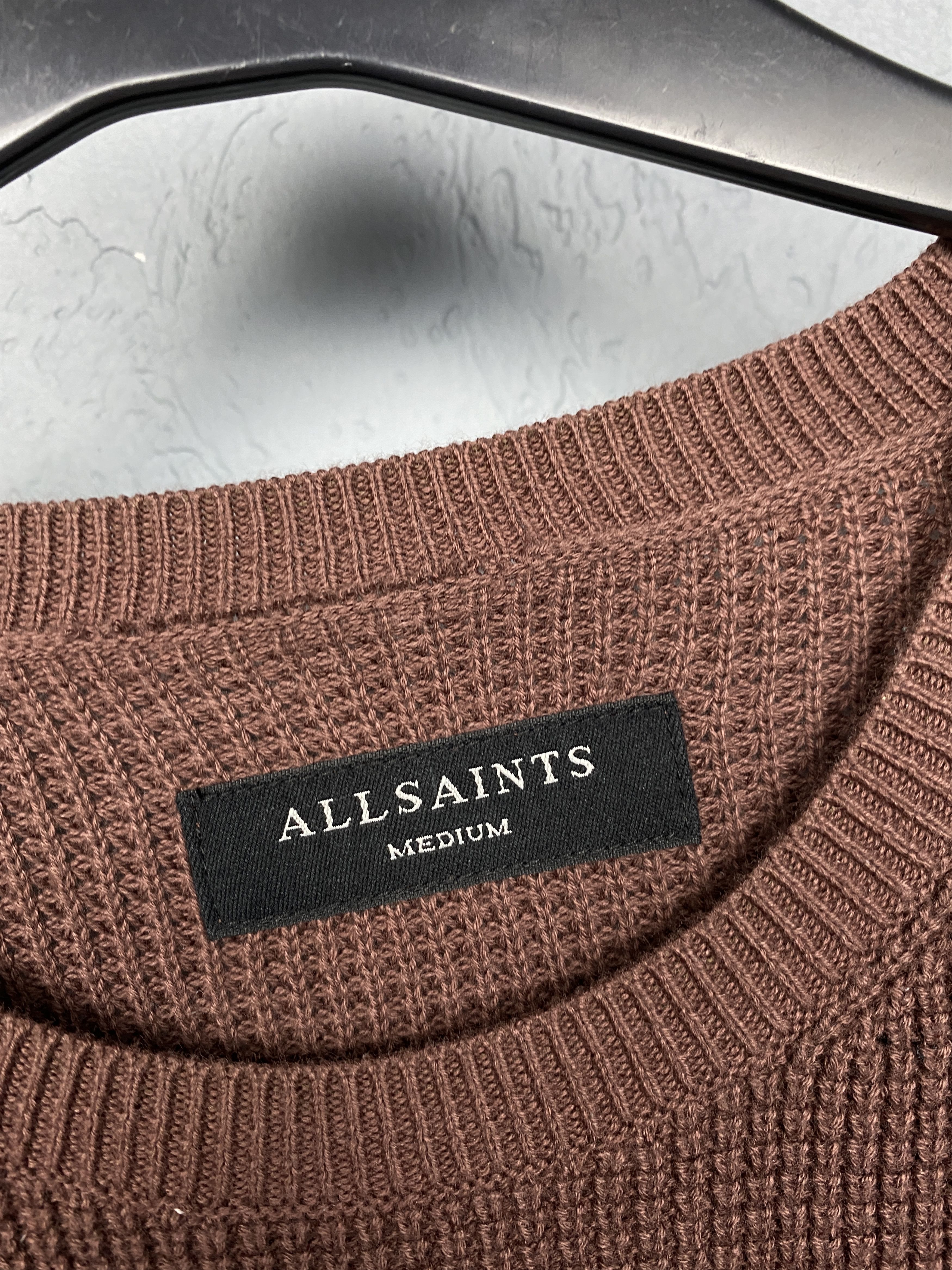 Allsaints Allsaints Mens Crew Neck Knit Sweater Size US M / EU 48-50 / 2 - 4 Thumbnail