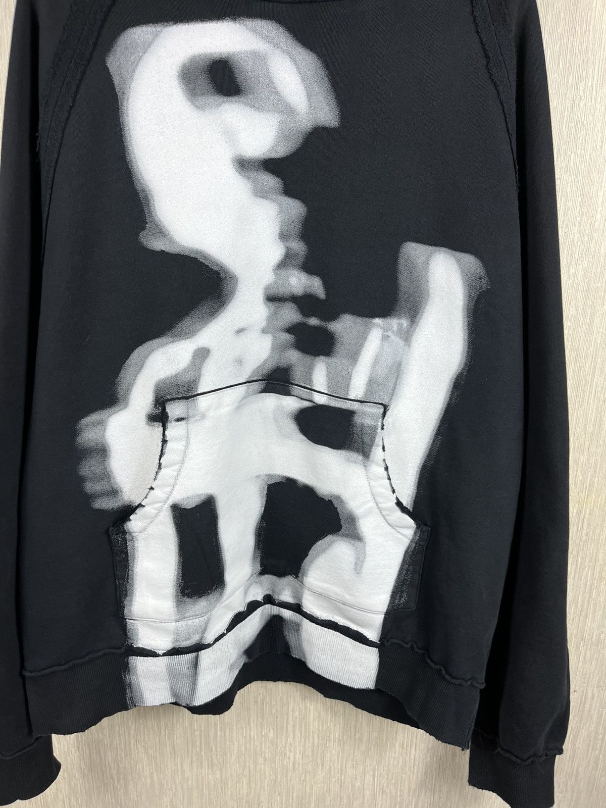 Jaded London Jaded London distressed face ghost torso print y2k hoodie Size US XL / EU 56 / 4 - 6 Thumbnail