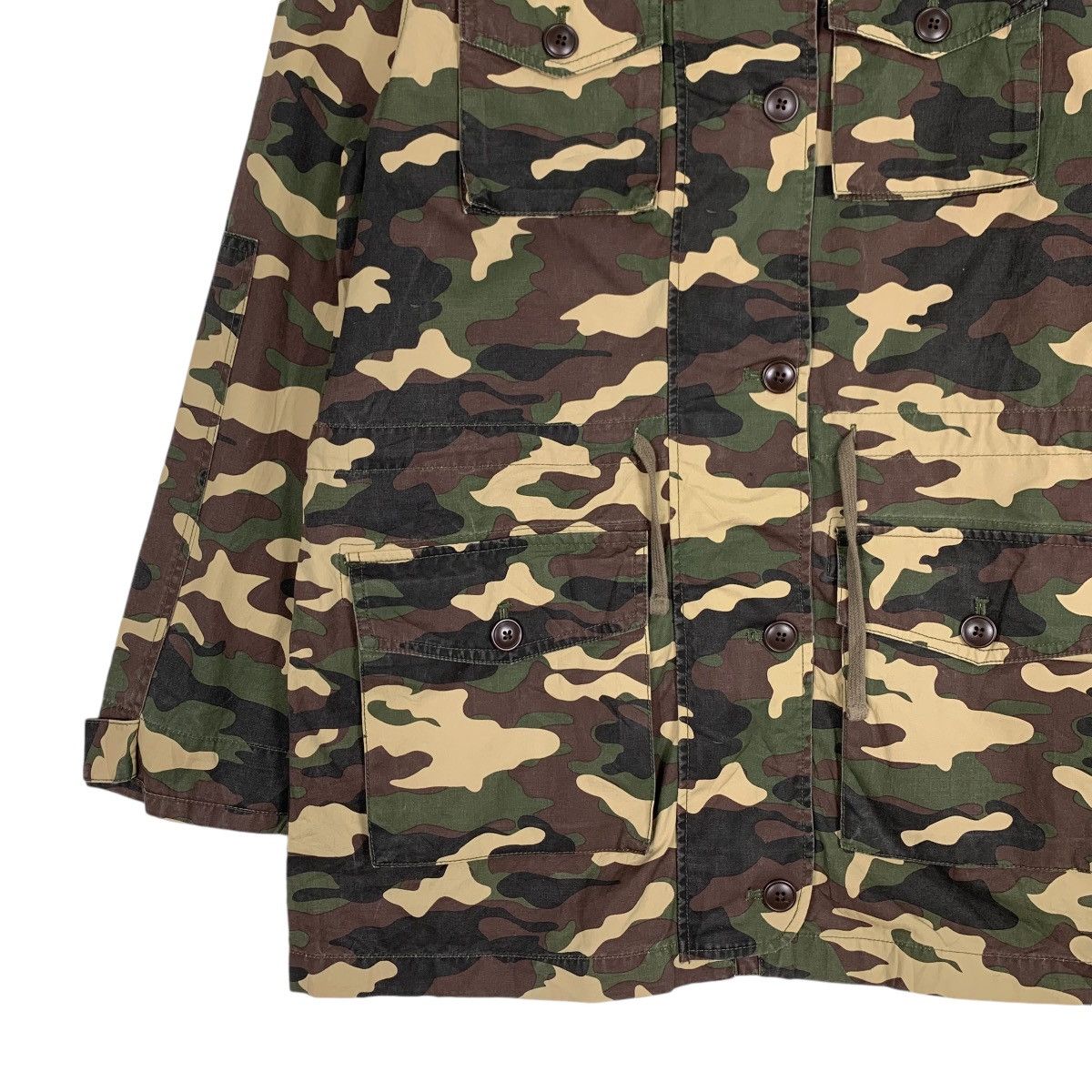 Japanese Brand AZUL MOUSSY Camo Jacket Military Army Fashion #1216-C55 Size US L / EU 52-54 / 3 - 3 Thumbnail