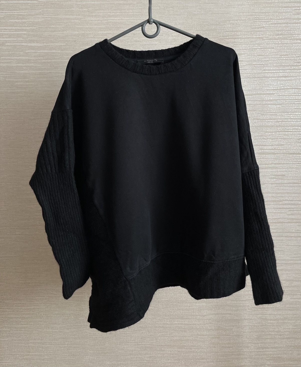 Allsaints AllSaints Nia Drape Sweat Women’s All Saints Asymmetry Size M / US 6-8 / IT 42-44 - 1 Thumbnail