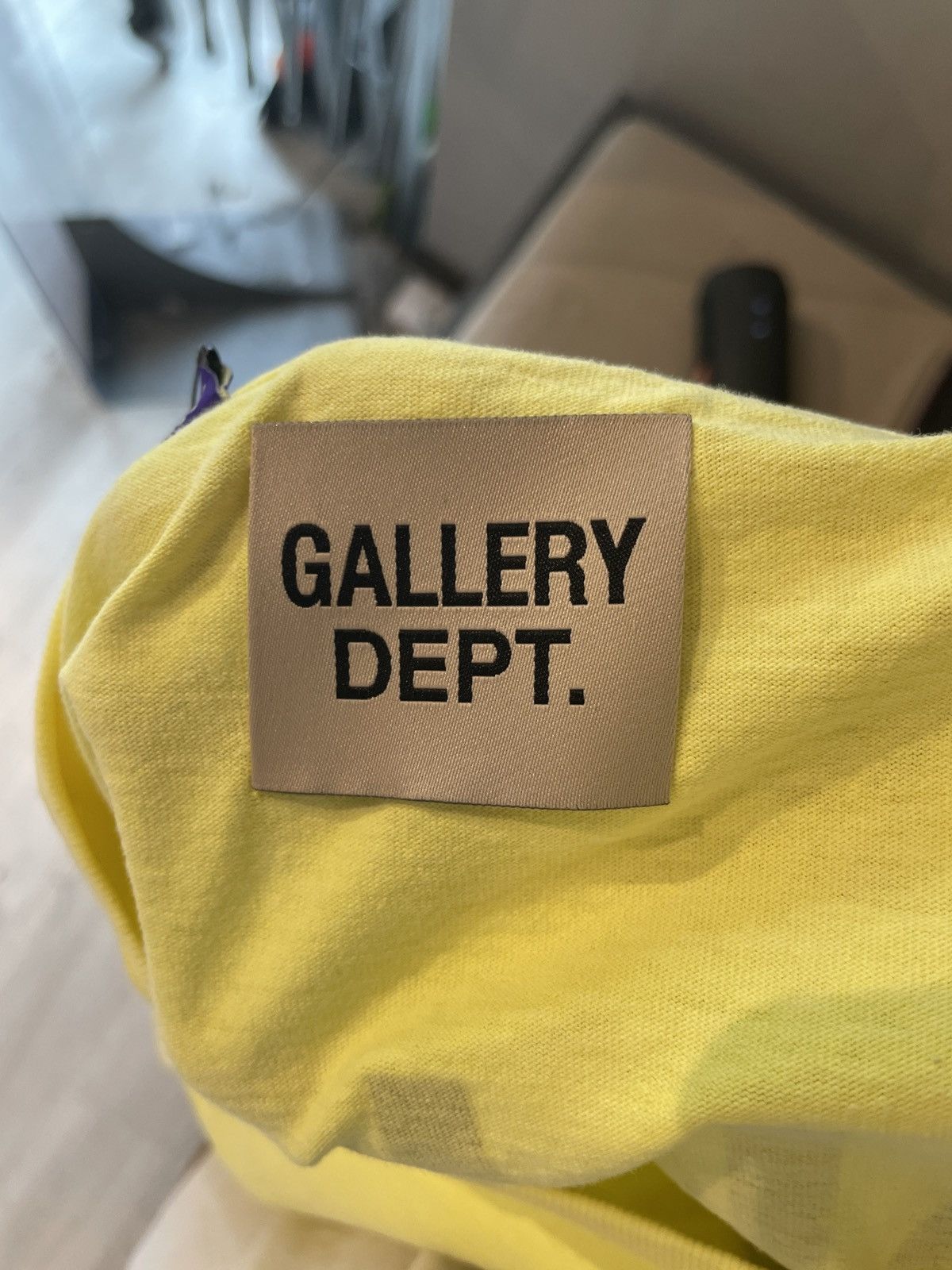 Gallery Dept. Gallery Dept. ASICS Logo T-Shirt Lime Green M Size US M / EU 48-50 / 2 - 3 Thumbnail