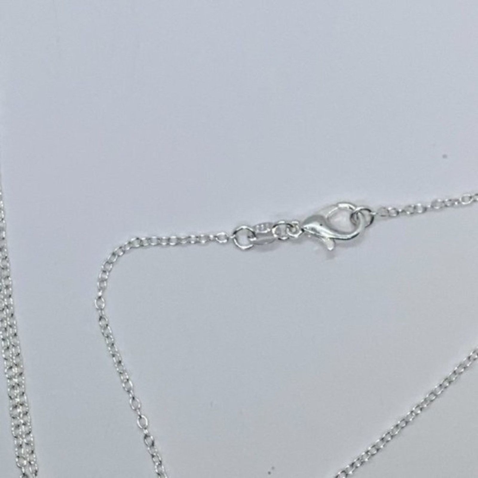 Handmade Silver-Tone Iridescent Shell Pendant Necklace Size ONE SIZE - 9 Thumbnail