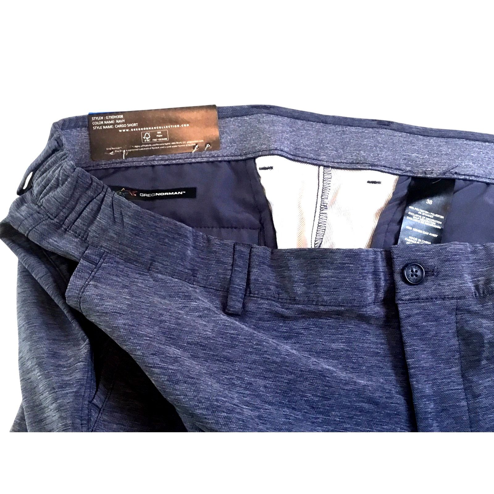 Greg Norman Greg Norman Shorts Cargo Blue NWT Size 38 Performance Fabric Size US 38 / EU 54 - 4 Thumbnail