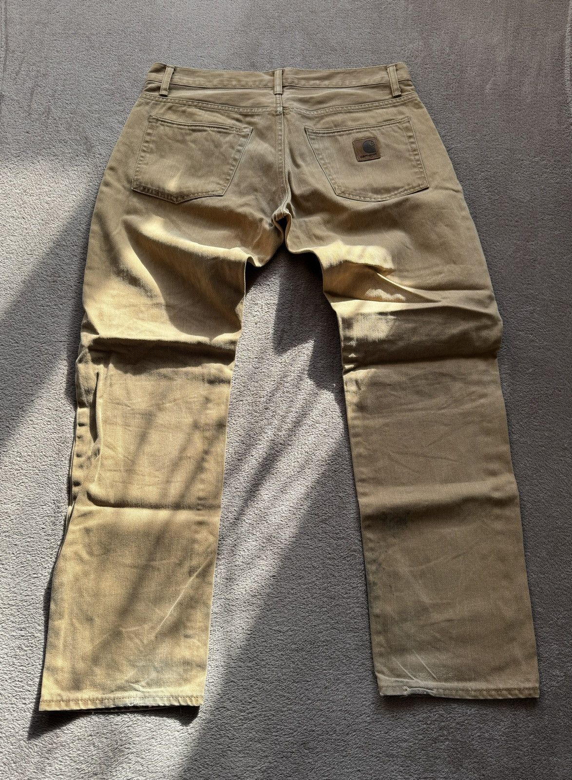 Japanese Brand Carhartt Racked Crazy Jeans Y2K Mudwash LGB if6was9 vibe Size US 34 / EU 50 - 1 Thumbnail