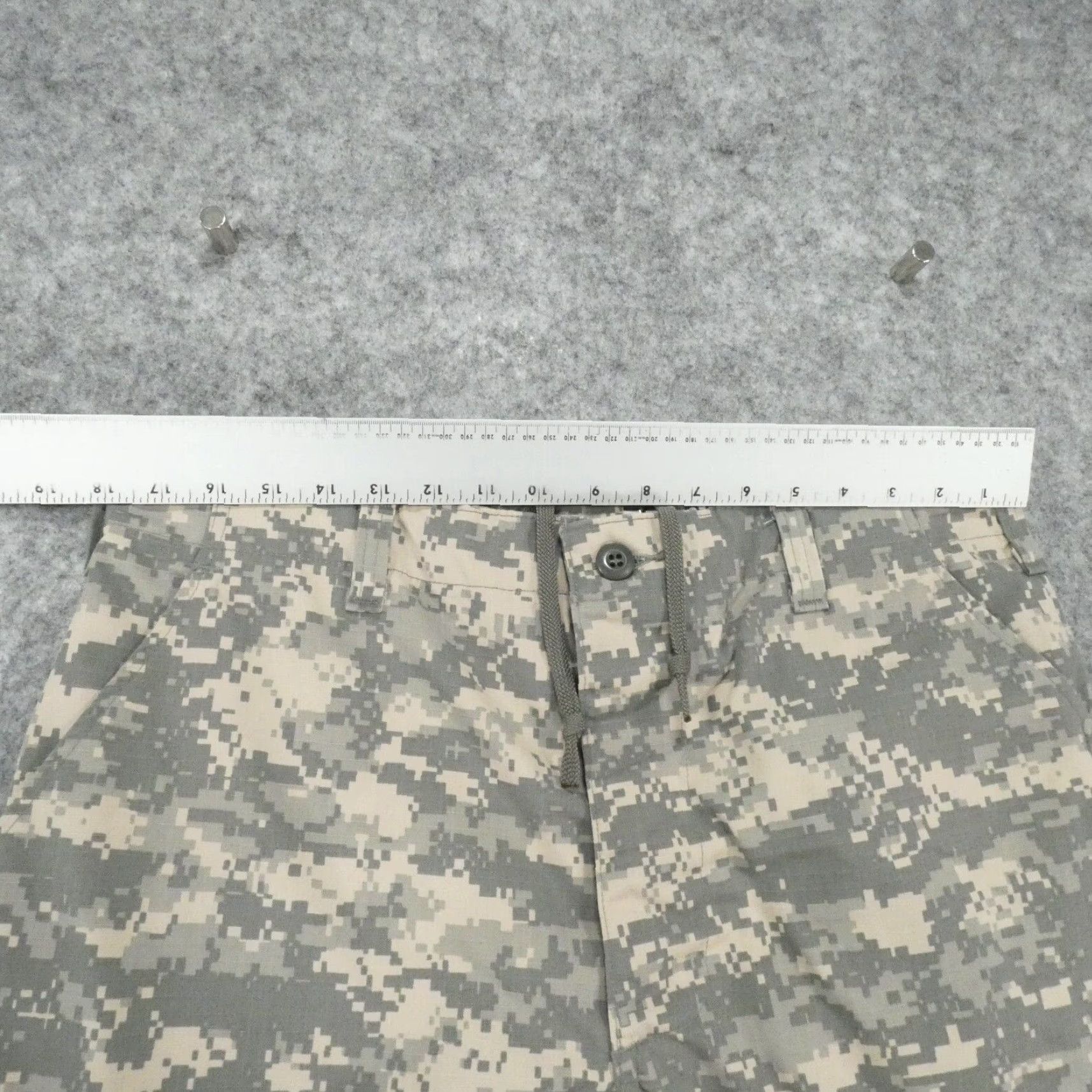 Vintage US Army Pants Mens Medium Long Cargo Green Digital Camo Combat Utility Size US 36 / EU 52 - 7 Thumbnail