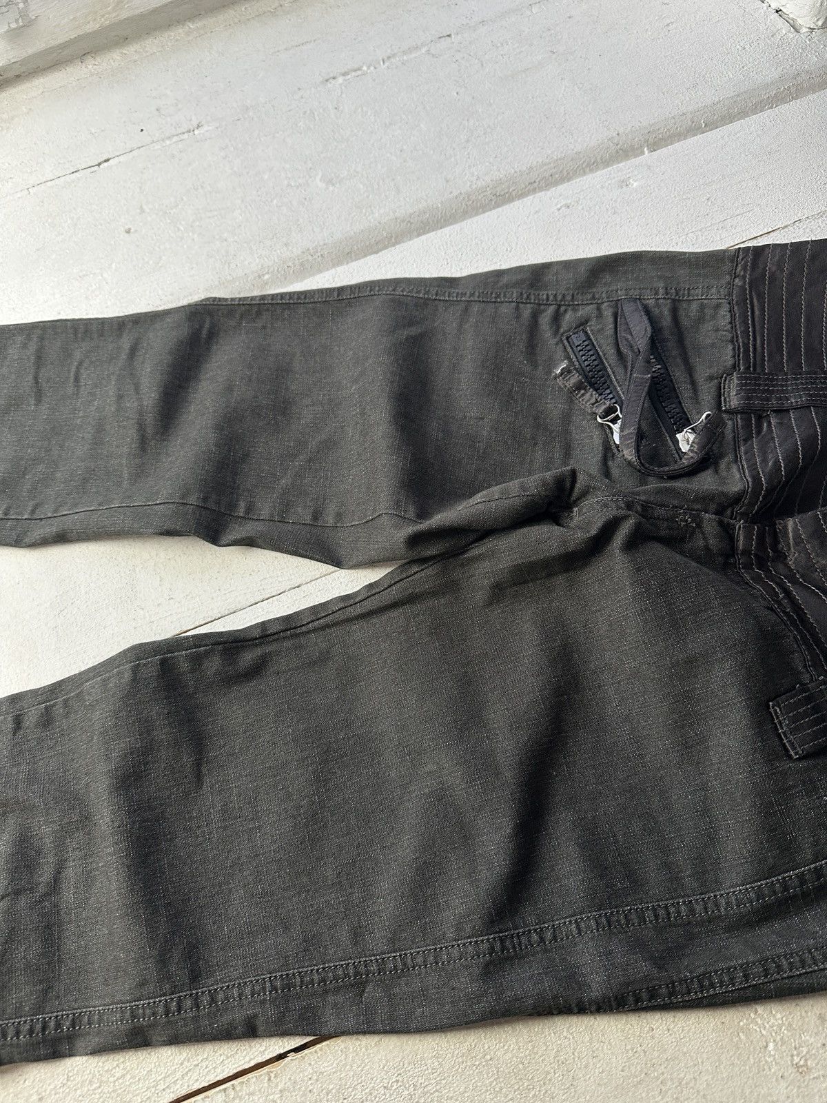 Diesel 🚨 DIESEL AVANT GARDE GOTHIC WOMEN JEANS LOGO IFSIXWASNINE Size 31" - 4 Thumbnail
