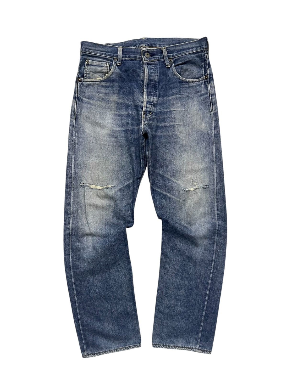Levi's Vintage Clothing VINTAGE LEVIS 702 BIG E HOODED SELVEDGE DENIM JEANS Size US 32 / EU 48 - 2 Thumbnail