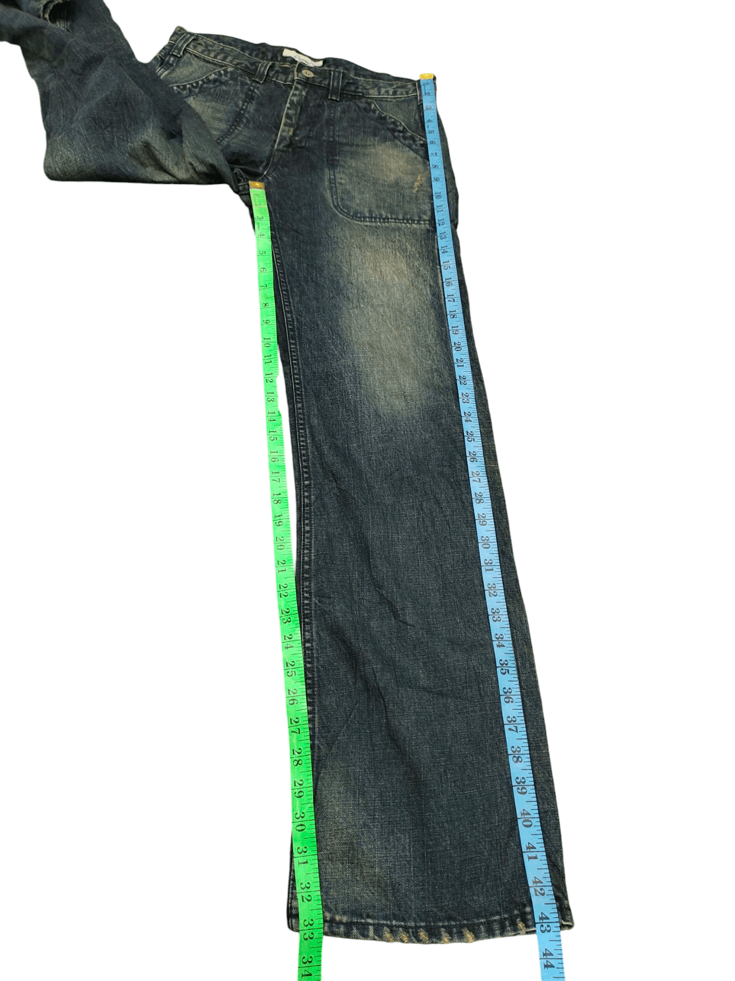 If Six Was Nine Vintage Paranoid Japan Us Army Fatigue Denim Pants Size US 32 / EU 48 - 15 Thumbnail