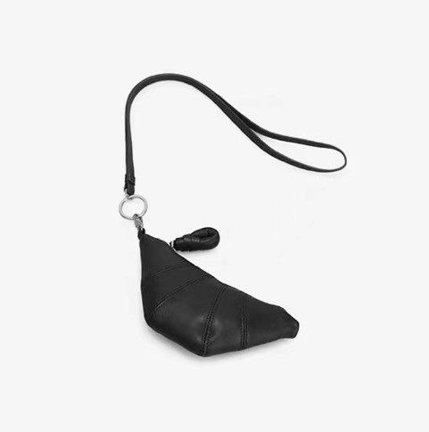 Japanese Brand Huskycat soft leather croissant card holder Size ONE SIZE - 9 Thumbnail