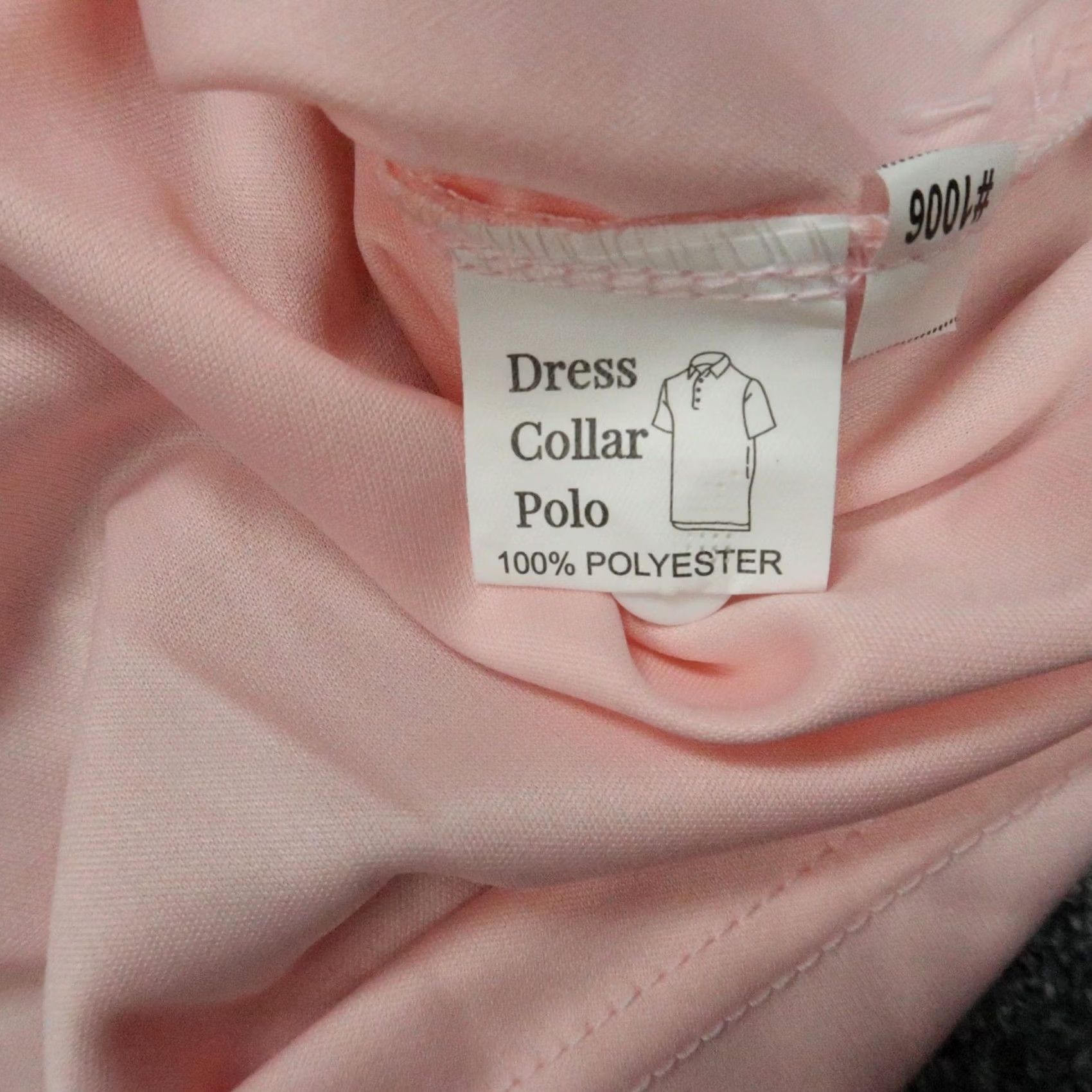 CO VINTAGE Collars & Co Shirt Mens 2XL Pink Short Sleeve Polo Collared Button Performance Moisture Wicking Lightweight Golf Tennis Size US XXL / EU 58 / 5 - 4 Thumbnail