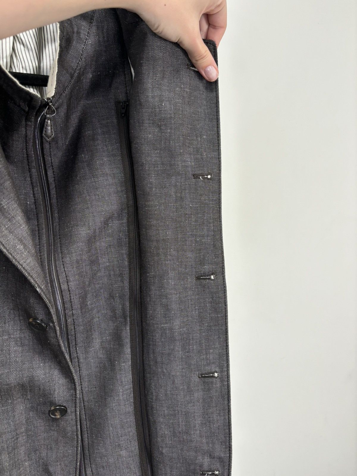 Corneliani Corneliani ID Men’s Double Cotton Linen Blazer Sport Jacket Size US M / EU 48-50 / 2 - 12 Thumbnail