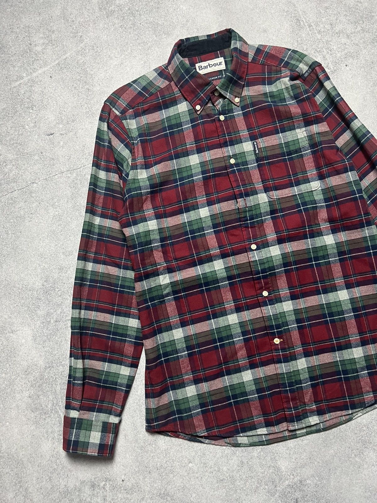 Barbour Barbour Flannel Oxford Check England Shirt Size US M / EU 48-50 / 2 - 2 Thumbnail