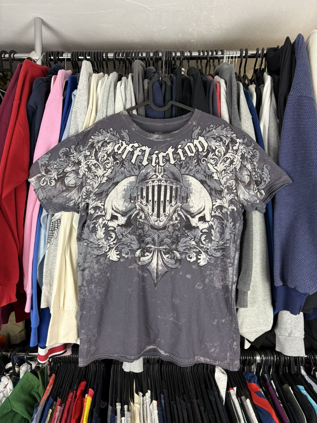 Affliction × Vintage Affliction t shirt grey Size US S / EU 44-46 / 1 - 1 Thumbnail