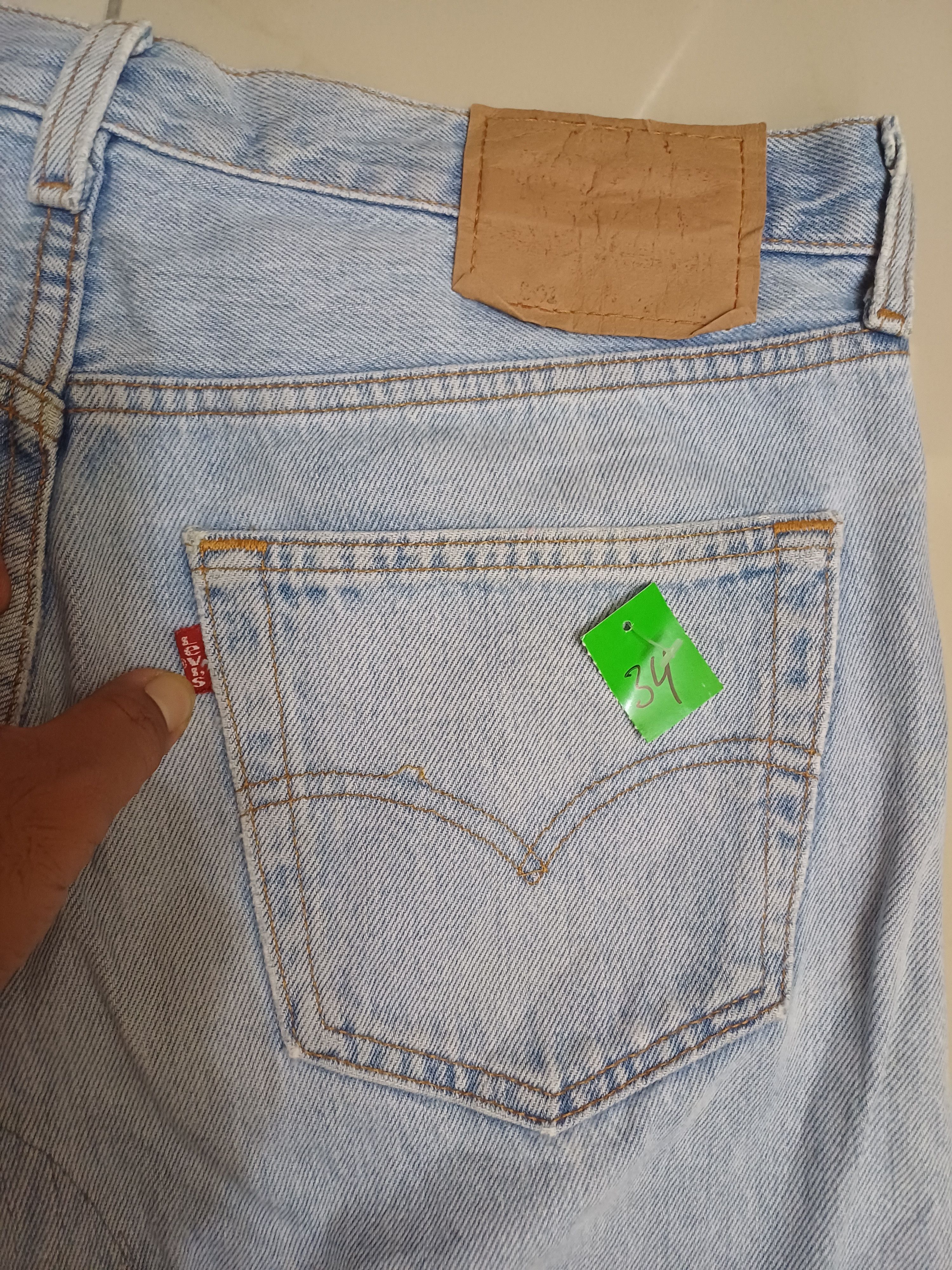 Levi's Vintage Clothing Crazy Distressed, vintage 90s Levis 501 🔥🔥🔥 Size US 32 / EU 48 - 14 Thumbnail