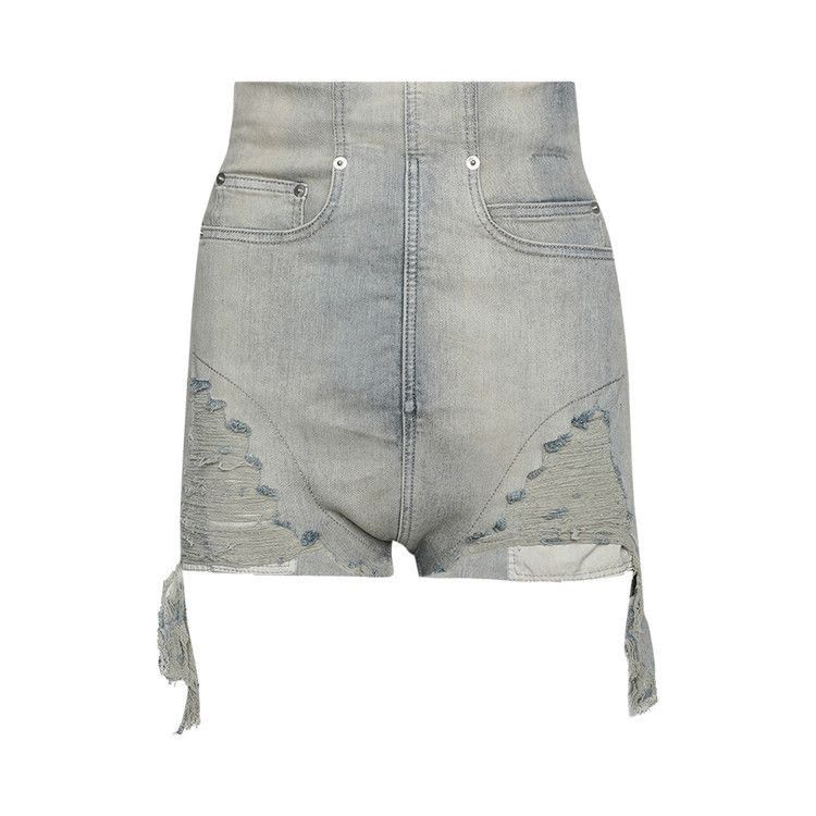 Rick Owens o1mle0426 Denim Dirt Cutoff Shorts in Blue Size 30" / US 8 / IT 44 - 1 Preview