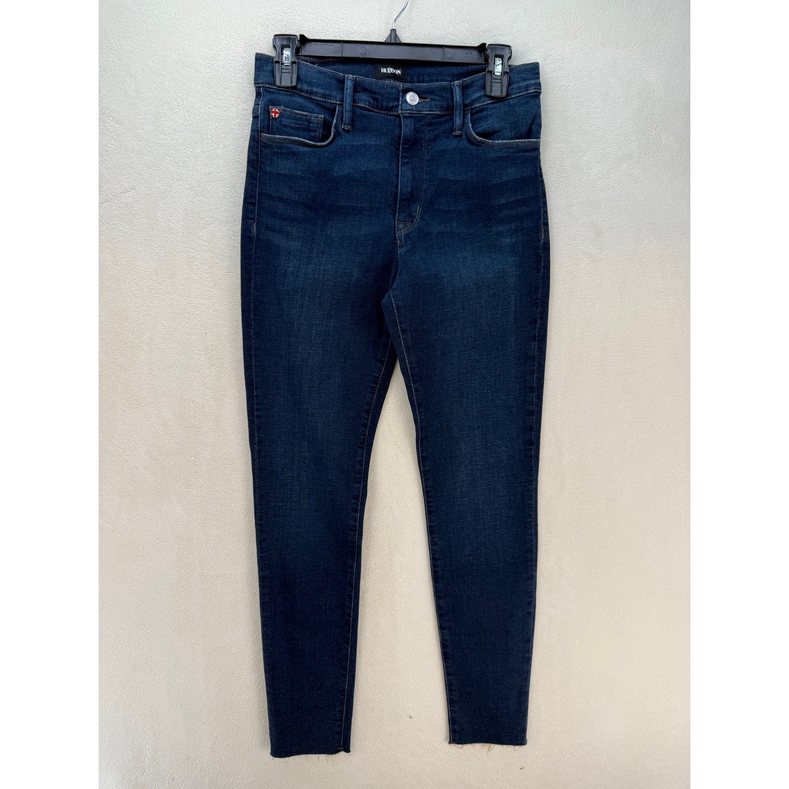 Hudson HUDSON WOMEN'S 28 BLAIR JEANS STRETCH SKINNY RAW HEM NWT DAR Size 28" / US 6 / IT 42 - 1 Thumbnail
