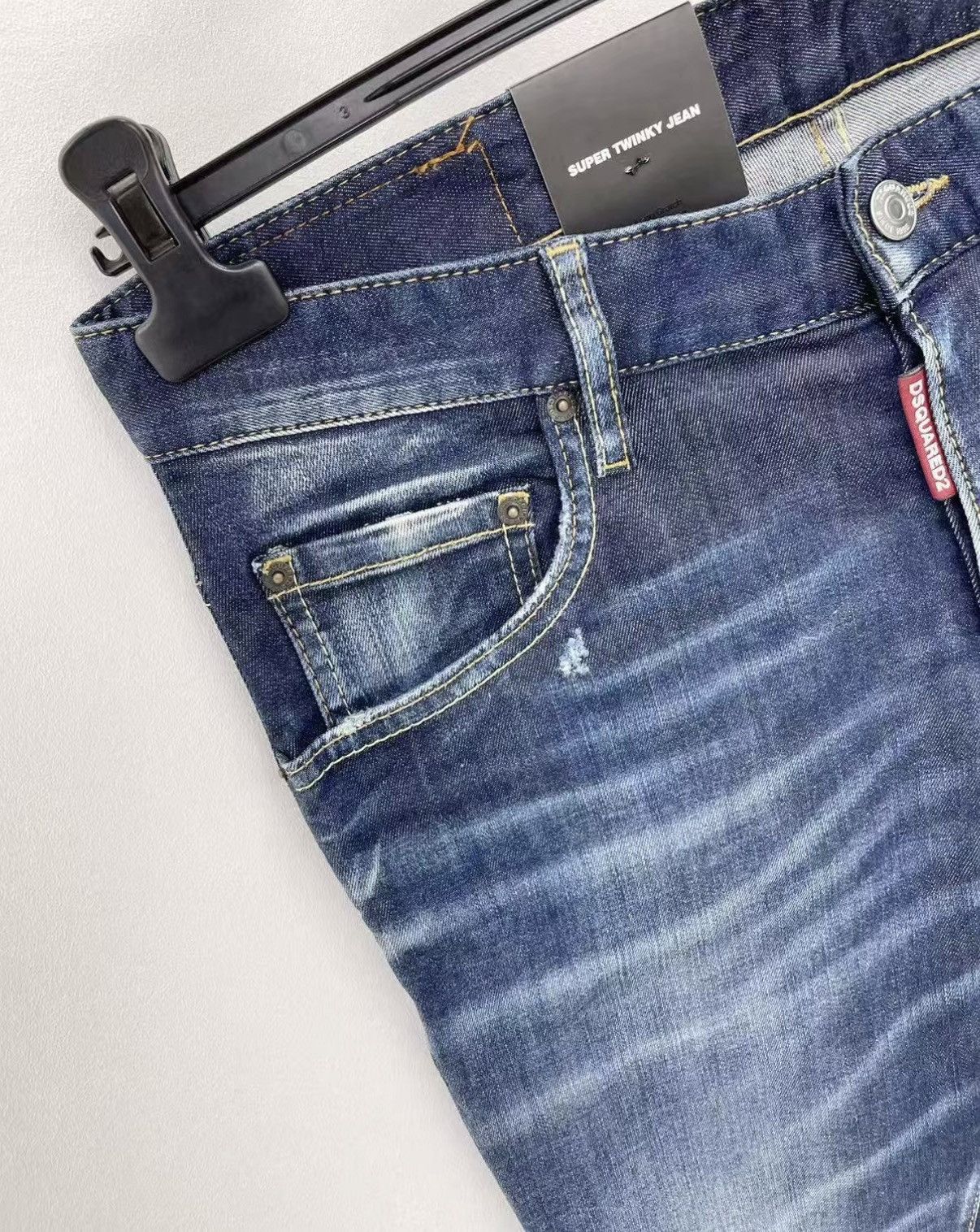Dsquared2 DSQUARED2 (D2) Stretch Washed Slim Fit Jeans J30 Size US 28 / EU 44 - 3 Thumbnail