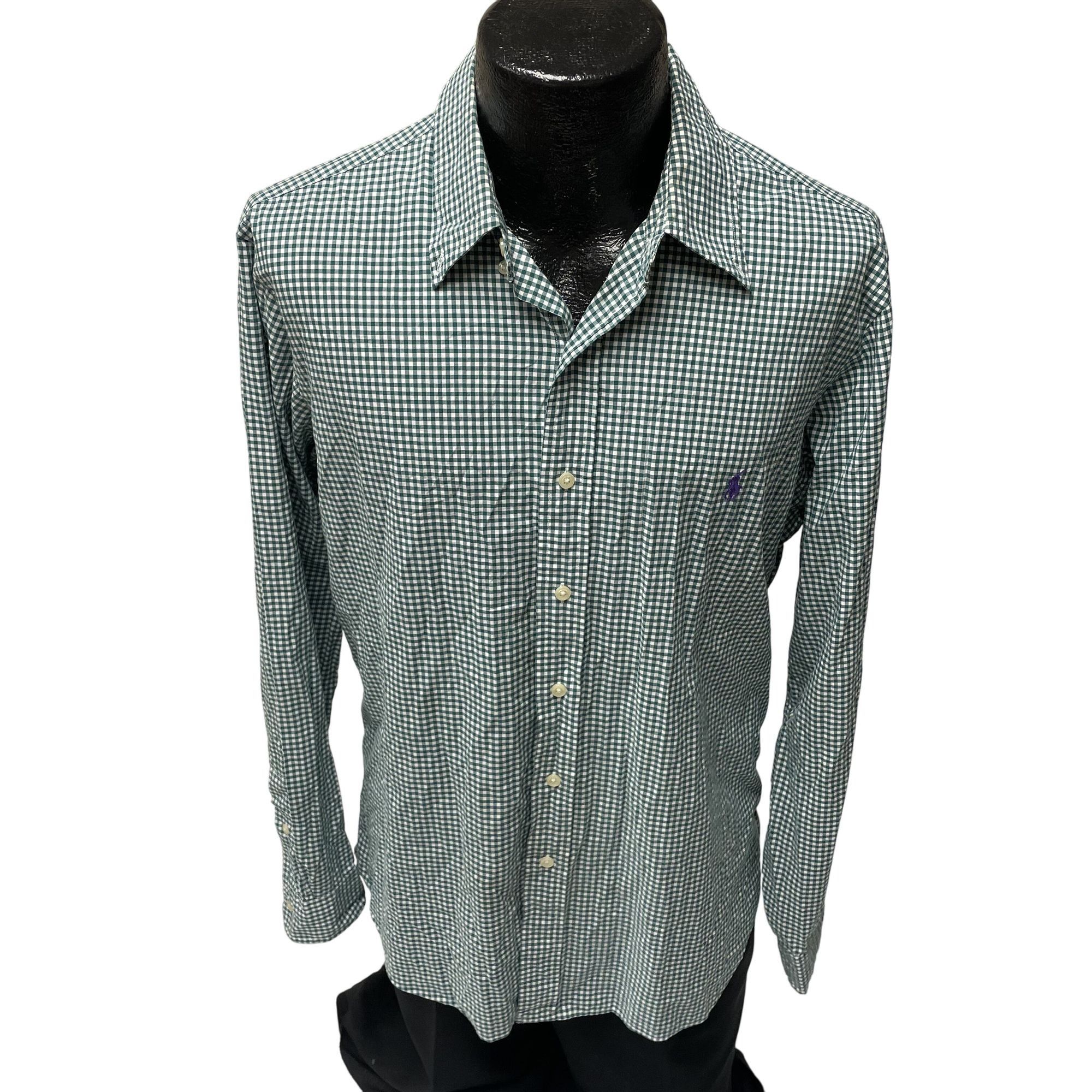 Ralph Lauren Ralph Lauren CHECK Stretch POLO LOGO PONY Casual Shirt Size US L / EU 52-54 / 3 - 3 Thumbnail