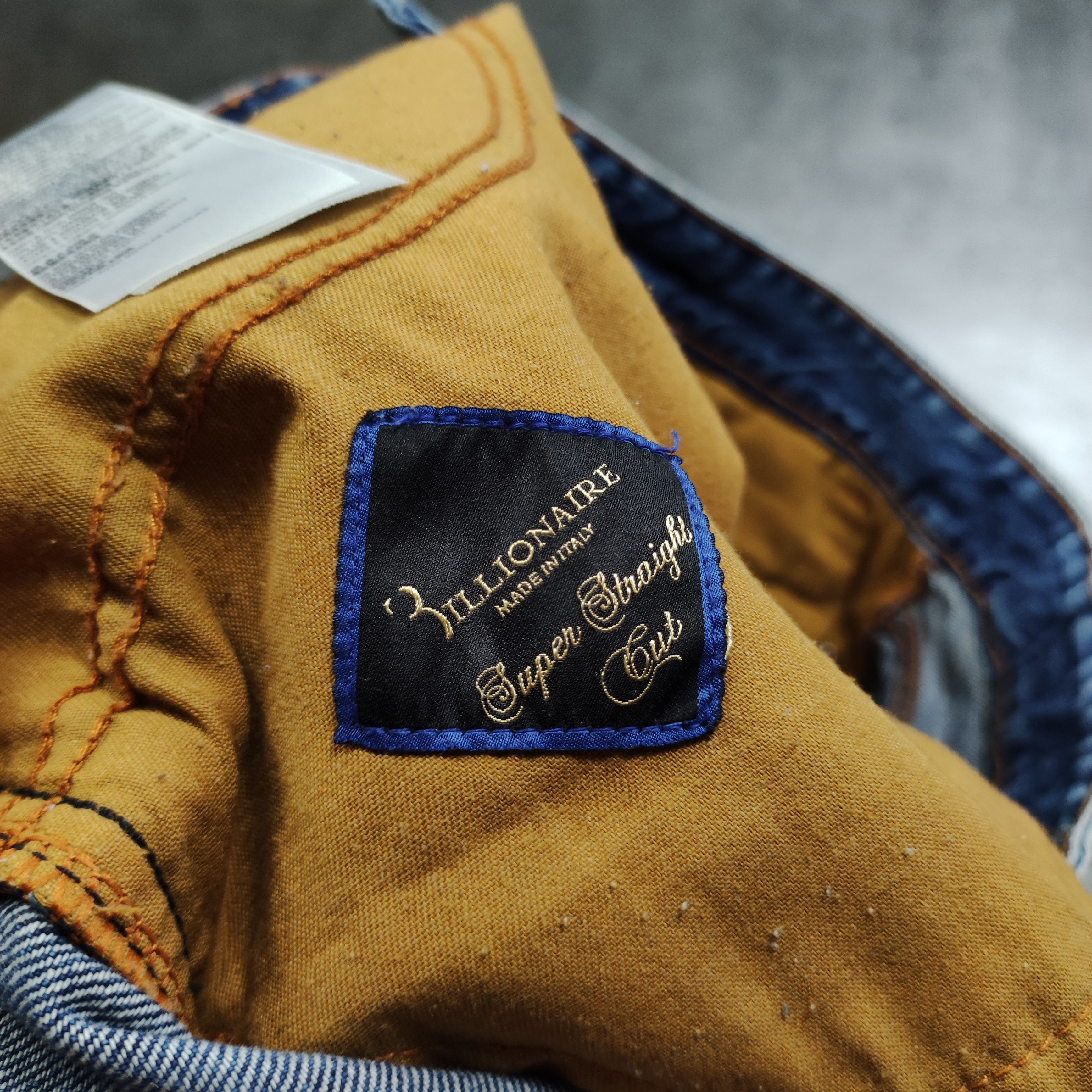 Billionaire Couture RARE Billionaire Couture Italy Crocodile Distressed Denim Size US 32 / EU 48 - 10 Thumbnail
