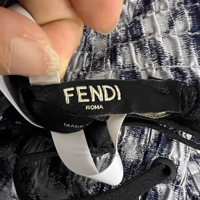 Fendi Fendi Blue Full FF Short Pants Size US 36 / EU 52 - 3 Thumbnail