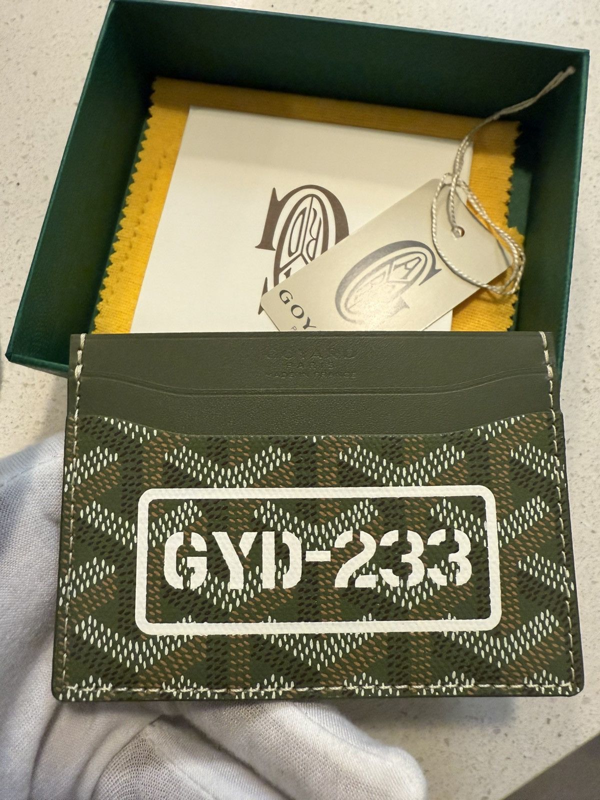 Goyard Goyard Khaki Green Saint Sulpice Cardholder (LIMITED) !!! Size ONE SIZE - 5 Thumbnail