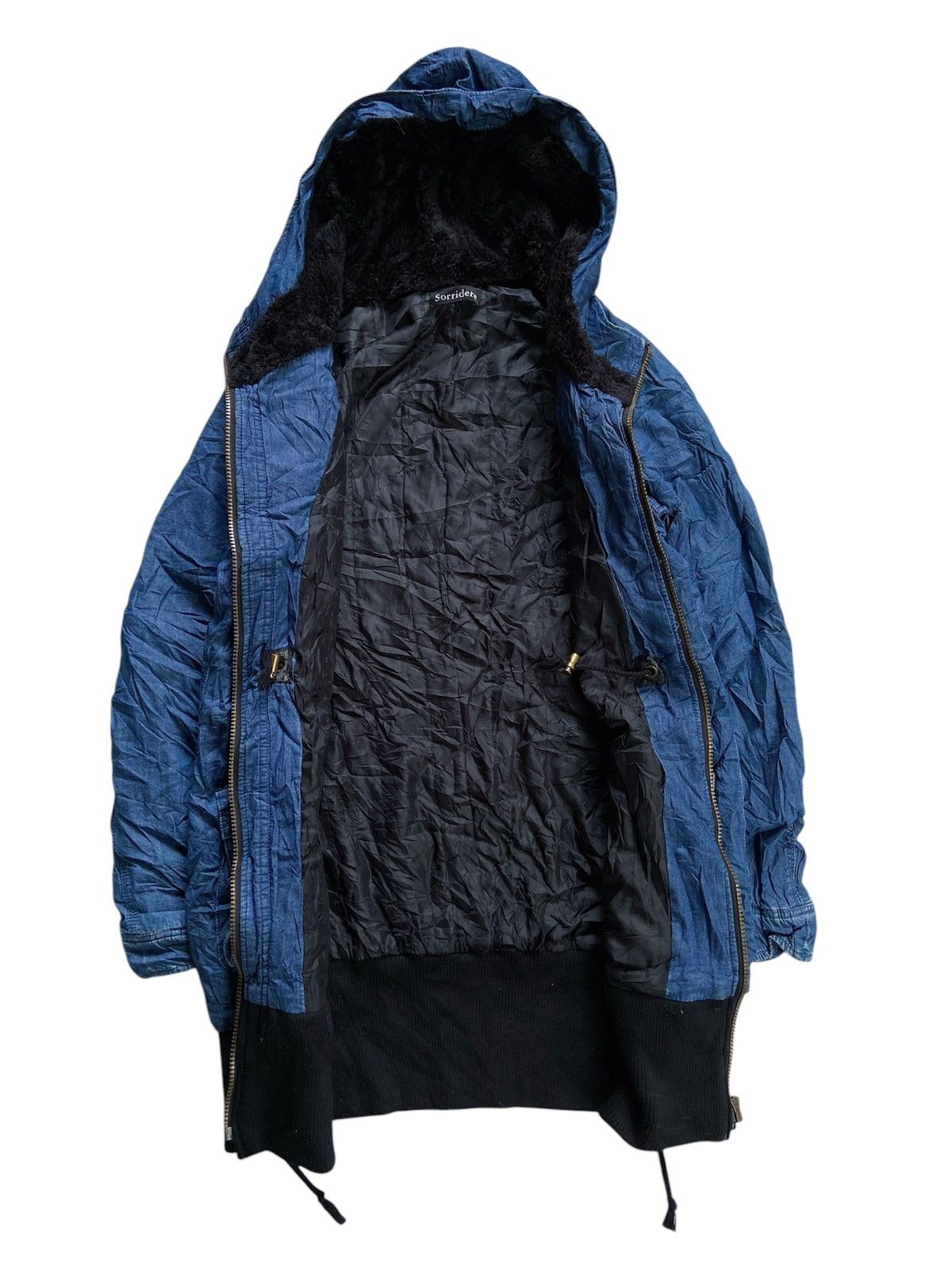 Japanese Brand SORRIDERE JAPANESE BLUE WASHED WINTER JACKET Size US L / EU 52-54 / 3 - 7 Thumbnail