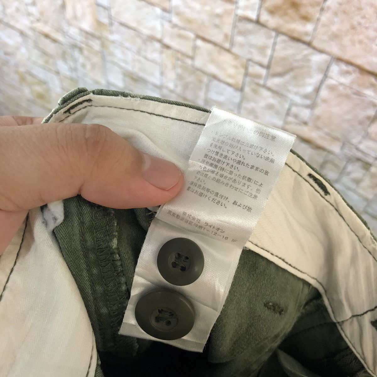 Japanese Brand Back Number Green cargo Pants #A1023 Size US 28 / EU 44 - 18 Thumbnail