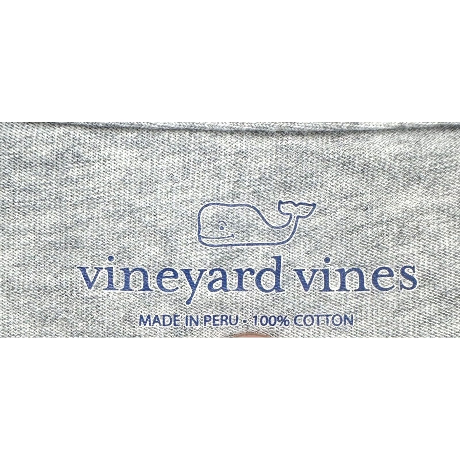 Vineyard Vines Vineyard Vines Sweatshirt Shirt Mens Medium Grey Graphic Print Crew Neck Pullover Size US M / EU 48-50 / 2 - 5 Thumbnail